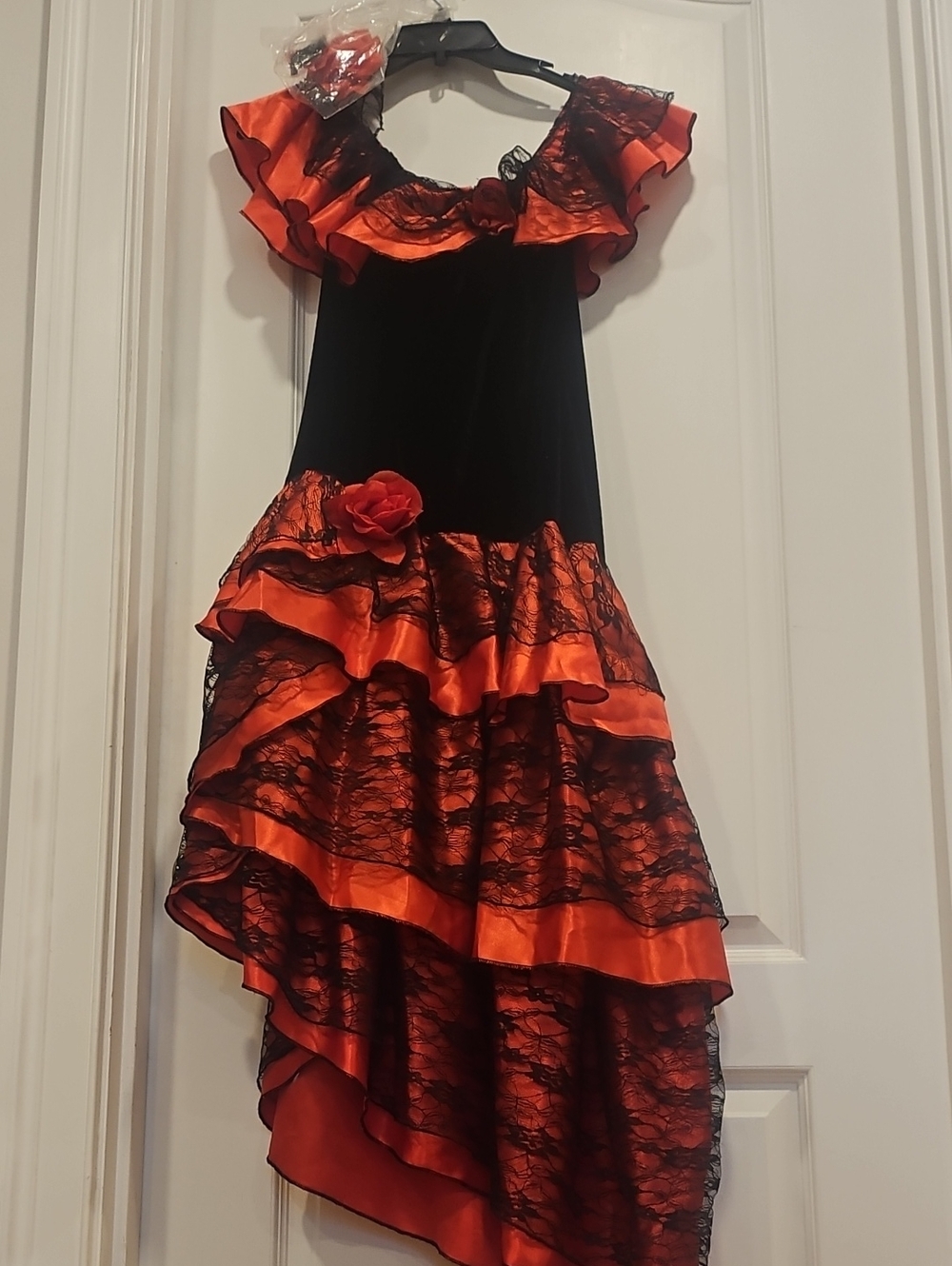 Halloween Adult Spanish Flamenco/Senorita Costume - New